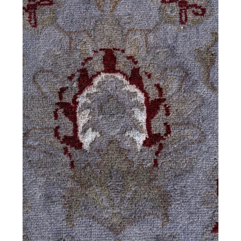 Overdyed One-of-a-Kind 4' 2" X 6' 4" Hand Knotted Area Rug