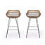 Tabouret de bar 2 pièces