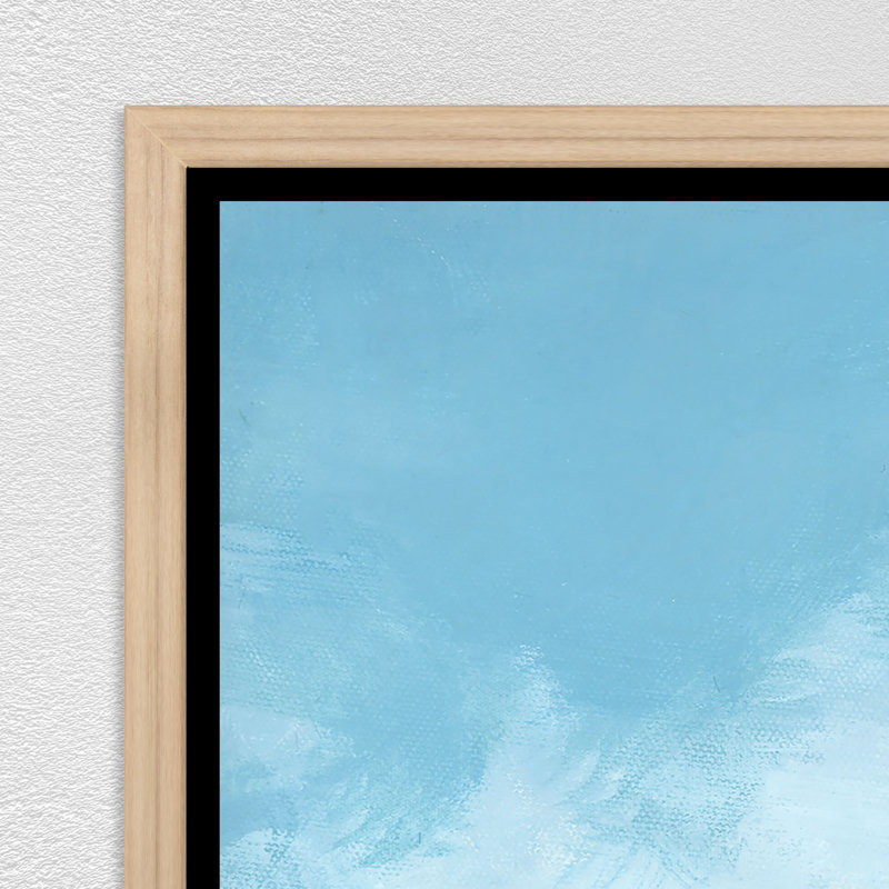 Cerulean Waters Painting by Mark Sargent, Glass Coat
