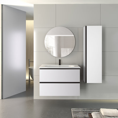 Julep 23.5'' Single Bathroom Vanity with Ceramic Top
