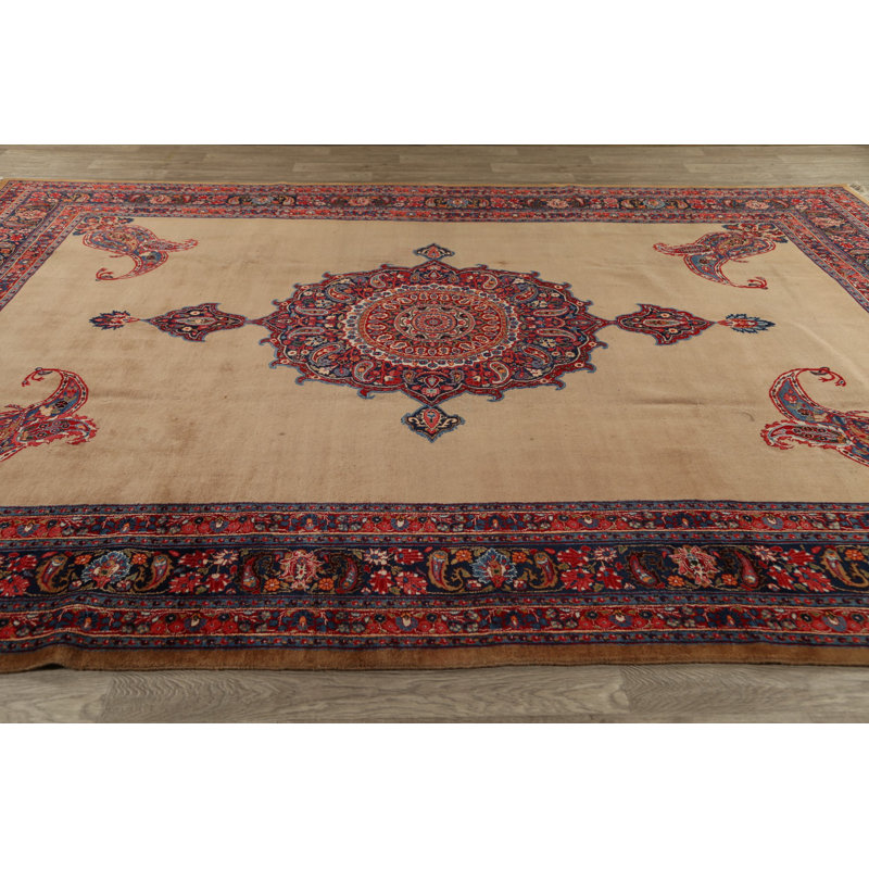 Albo One-of-a-Kind 9'9" X 13'1" 1930s Wool Area Rug in