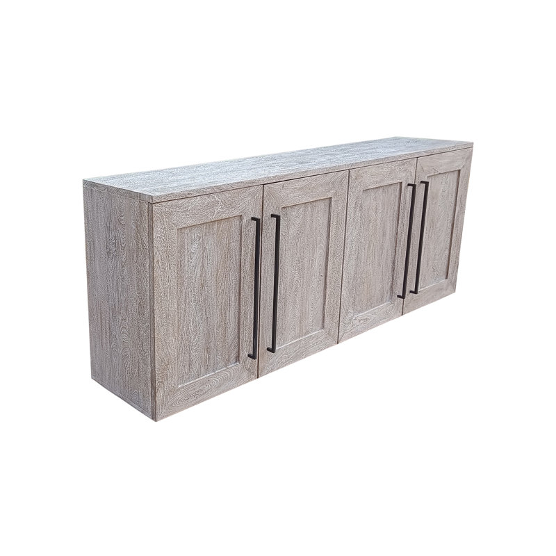 Rubik 78'' Solid Wood Sideboard