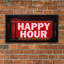 Enseigne lumineuse del happy hour Yorba