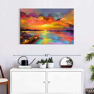 Paysage marin abstrait Avery