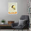 «Parkston Lady with Chrysanthemum» par Arty Guava, reproduction d'art encadrée sur bois-639215720-639215727