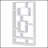 White 10-Shelf Open Back Bookcase With Varying Shelf Sizes For Display And Organization-1622028156
