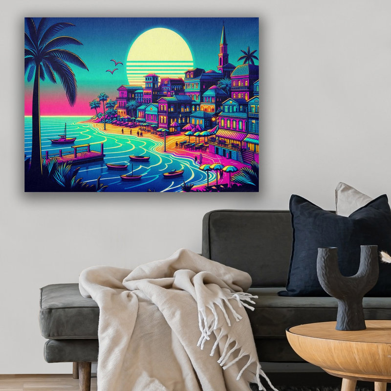 Superbe peinture sur toile décorative de 19,7 po x 27,6 po | 100% toile, cadre 100% bois (épaisseur: 1,2 po) | Parfait pour les amateurs de décoration intérieure et d'art
