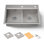 Task Smart Divide33-In X 22-In Top-Mount/Undermount Double-Equal Workstation Kitchen Sink With Accessories