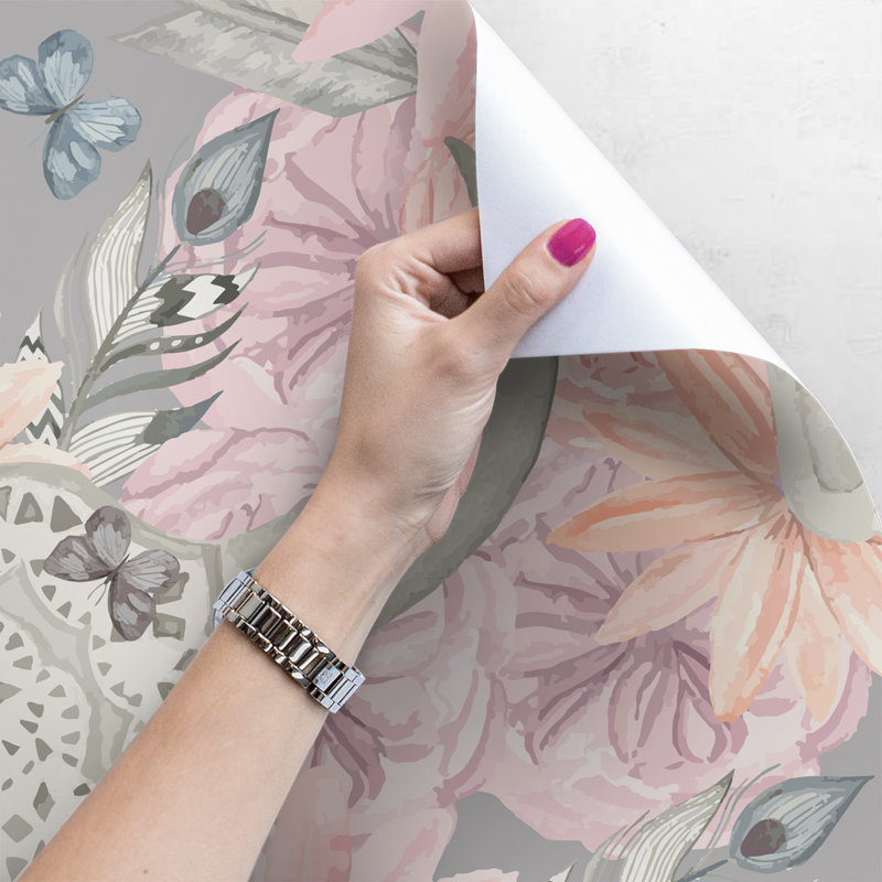 Milardo 2.5m x 2.5m Matte Peel and Stick Mural, 152 x 104cm