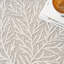 Donell Floral Area Rug in Taupe/White-1852381600
