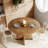 Wooden Round Dining Table Farmhouse Kitchen Dinner Table for 4-1638403630
