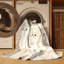 Machine Washable Andrus Halloween Modern & Contemporary Abstract Rug in Beige – LightBrown Binding-1411049759