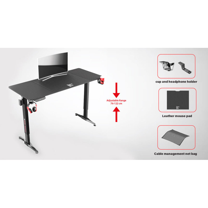 Bureau de jeu à hauteur réglable Deondrae