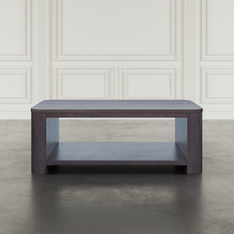 Table basse à roulettes Janzen, Bois espresso
