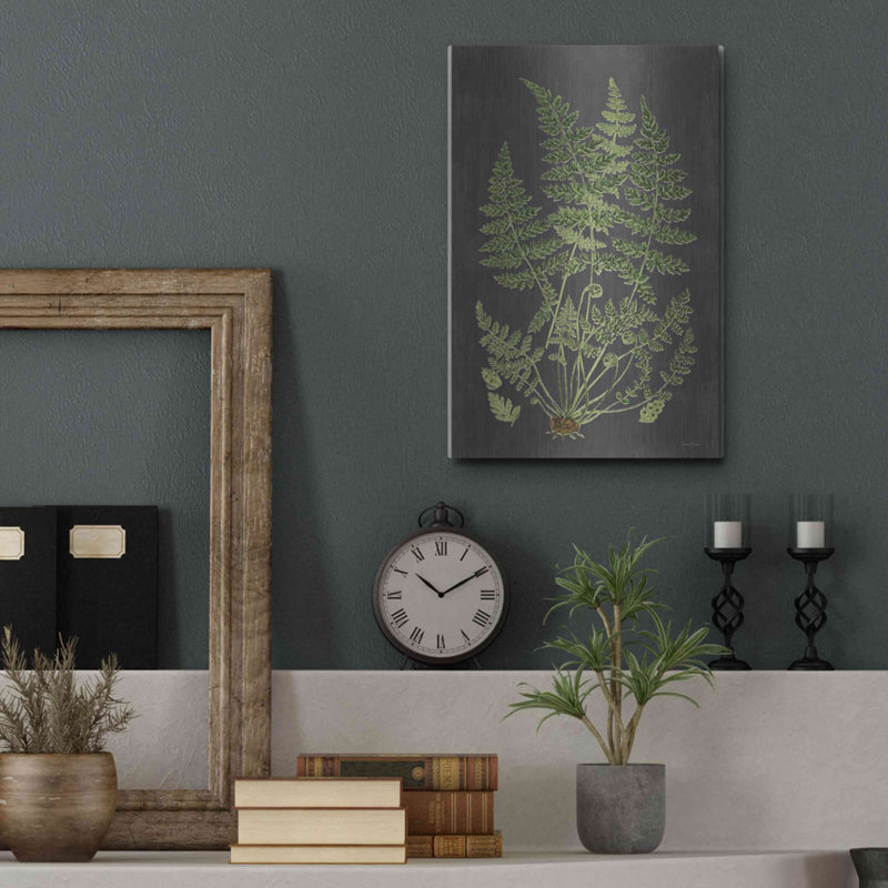 «Fern Study» par Lettered & Lined, H 16 po x l 12 po