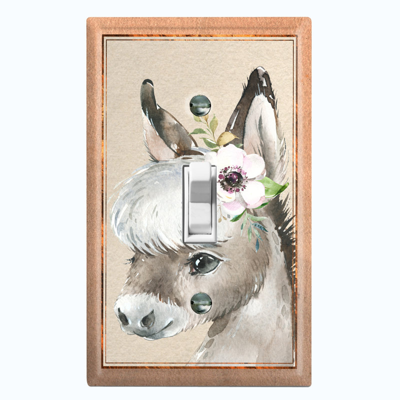 Plaque murale berçante mignonne avec lama