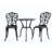 Products 3-Piece Outdoor Rust-Resistant Cast Aluminum Patio Bistro Set-949396137