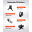 Moteur - Ensemble de remplacement de support de moteur et de boîte de vitesses, ensemble de 4, compatible avec Ford Escape 2,5 L L4 de 2009 à 2011, remplacement OE # A5446, A5481, A5412, A5441, support sécuritaire
