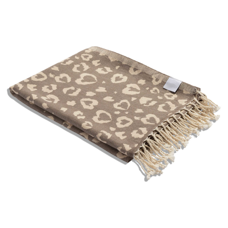Serviette de plage et de bain Antalya, Brun