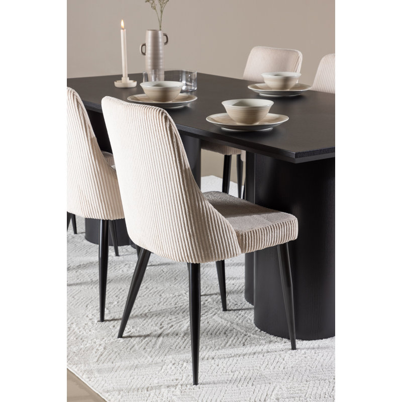Sibley 6 - Person Dining Set, Black