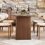 Table de salle à manger 70,8 "ovale pour 6-8, table de salle à manger moderne avec armoire de rangement à 2 niveaux et lumières DEL pour la cuisine, le salon, le bureau-908833155