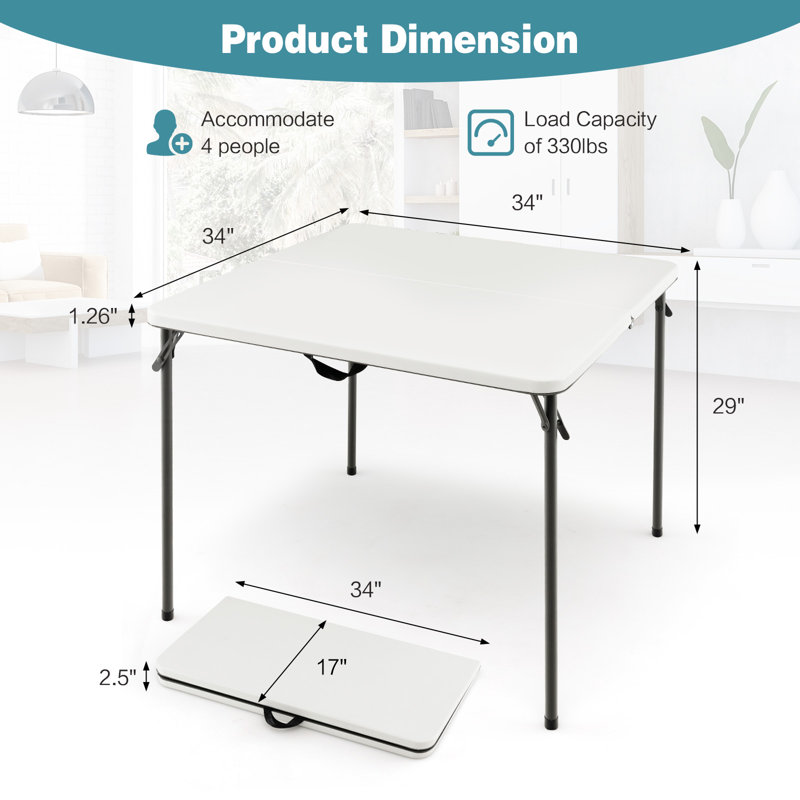 Table de camping pliante Mykalah