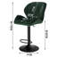 Dequavious Swivel Upholstered Adjustable Height Counter Stool with Metal Frame-1219809668