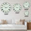Horloge murale surdimensionnée Sage Flowers-40146105