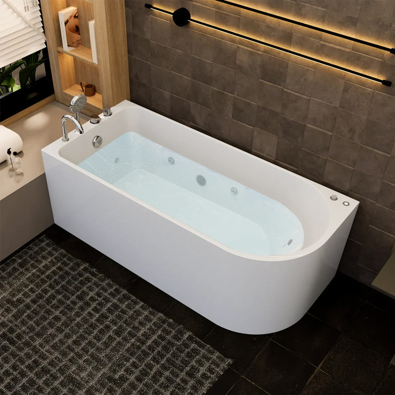 Baignoire de trempage autoportante en acrylique 67 po. X 30 po.