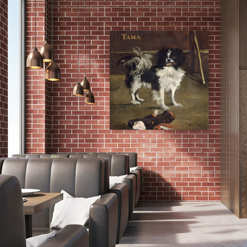 «Tama Classic Contemporary Dog», reproduction d'art murale, 48" H x 48" W