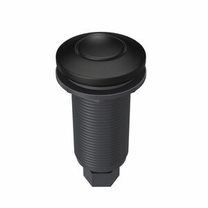 Bouton d'interrupteur d'air de lavabo en noir mat
