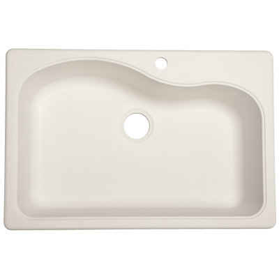 Évier de cuisine à double fixation L 33 po x l 22 po Gravity