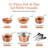 Gotham Steel Hammered Copper 15 Piece Nonstick Cookware Set With Utensils