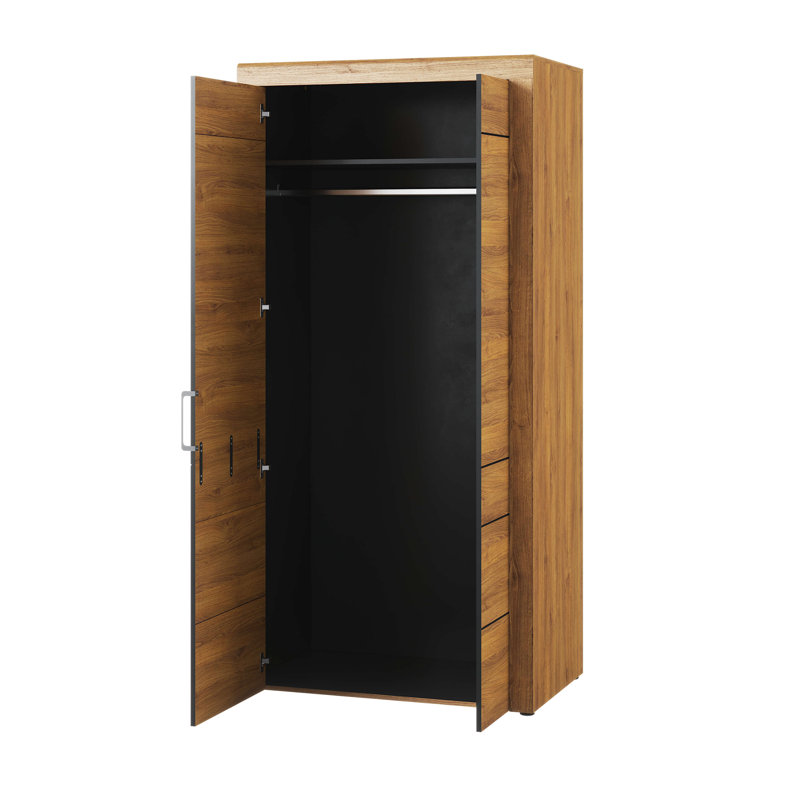 Kama 2 Door Manufactured Wood Wardrobe