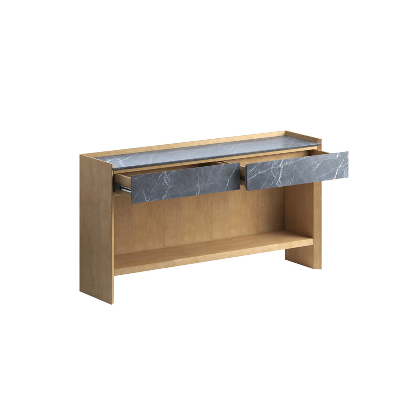 Loft 60'' W Marble Console Table