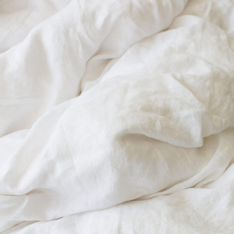 Linen Duvet Cover Set, Cal King Duvet Cover + 2 King Shams