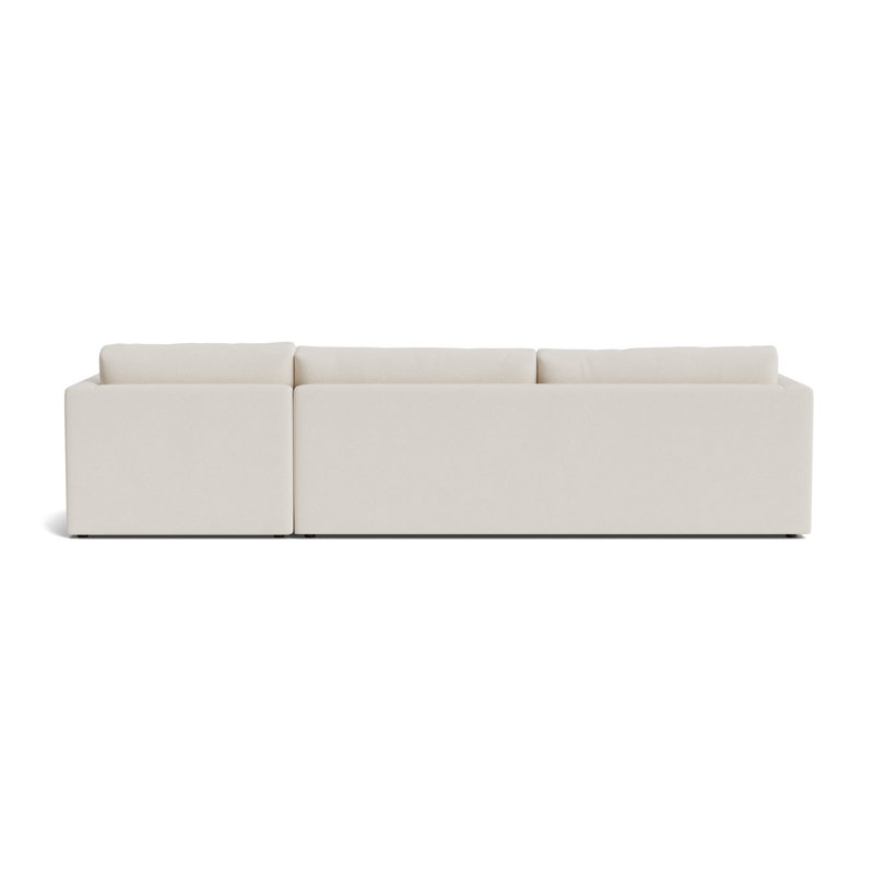 Haywood Right Chaise Sectional, Performance Boucle - Cream