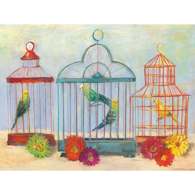 " Vintage Birdcage I Crop " by Carol Rowan