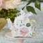 Boîte à théière floral