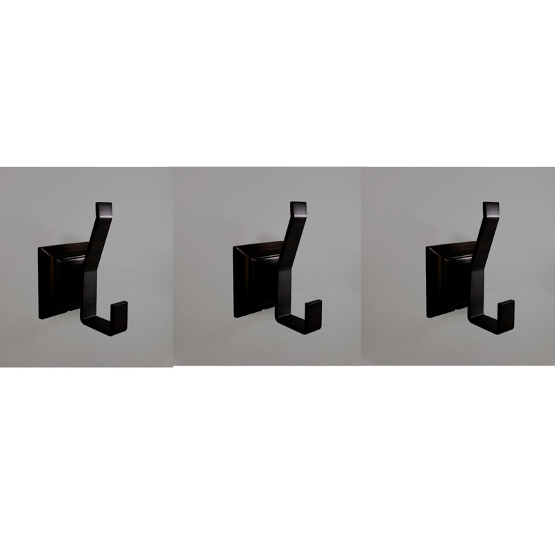 Leonard Wall Mounted Robe Hook, Oil Rubbed Bronze