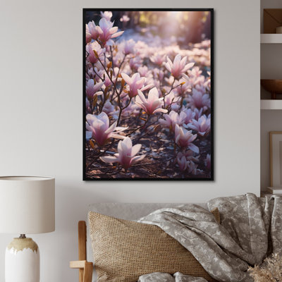 Rose, brun, magnolia, nature, sérénité II