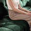 Canapé en tissu d'ameublement avec repose-pieds Chenille-873460678-904928744