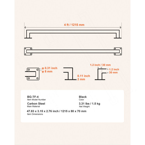 Dimensions du produit
