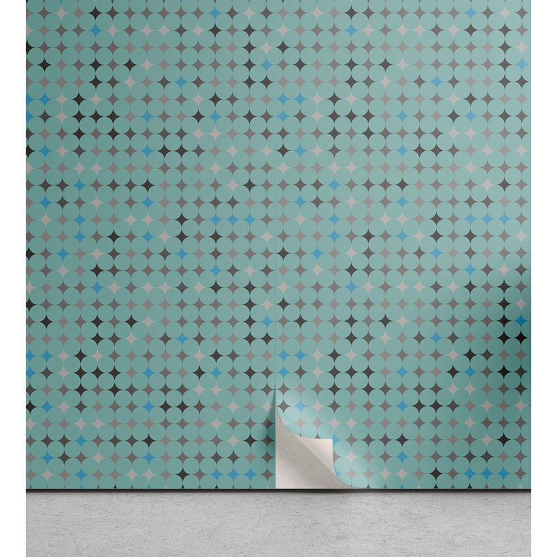 Rouleau de papier peint adhésif Christiène, L 13 po x L 72 po