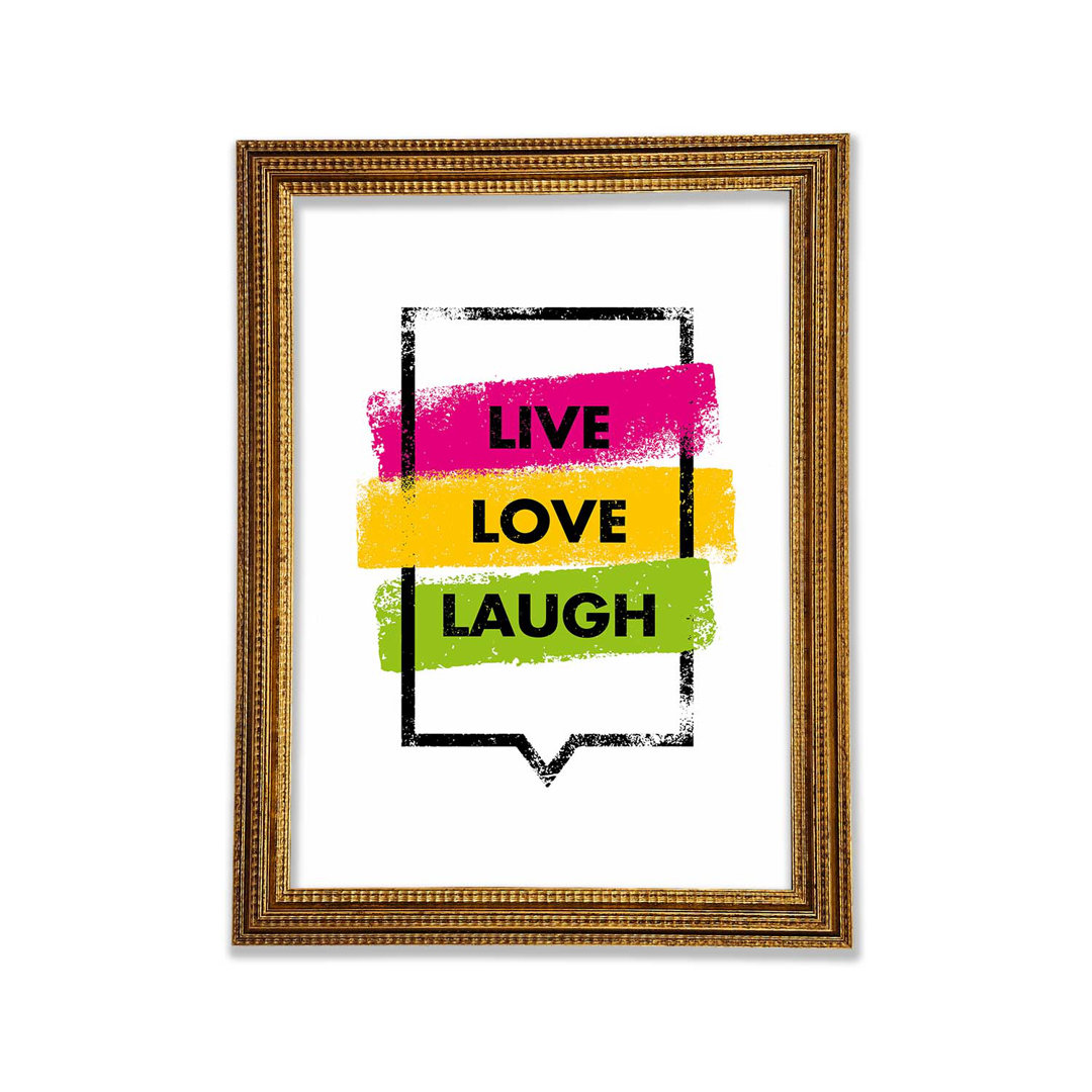 Live Love Laugh 3 - Drucken