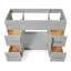 Base de meuble-lavabo simple 48 po Paulla seulement-60029429