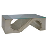 Sylvia Glass Cocktail Table