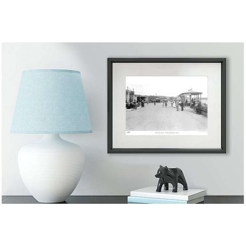 Paignton, Esplanade 1912 by Francis Frith - Single Picture Frame Print, 40cm H x 50cm W x 2.3cm D