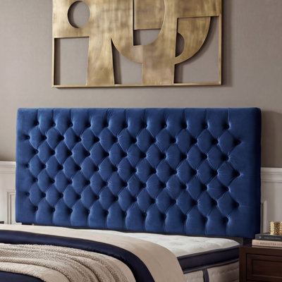 Tufted Upholstered Headboard With Adjustable Legs Compatible With Full & Queen Beds by Red Barrel Studio