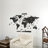 3D Wooden World Map Wall Art – Handcrafted Multilayered Design-401425441-353158366
